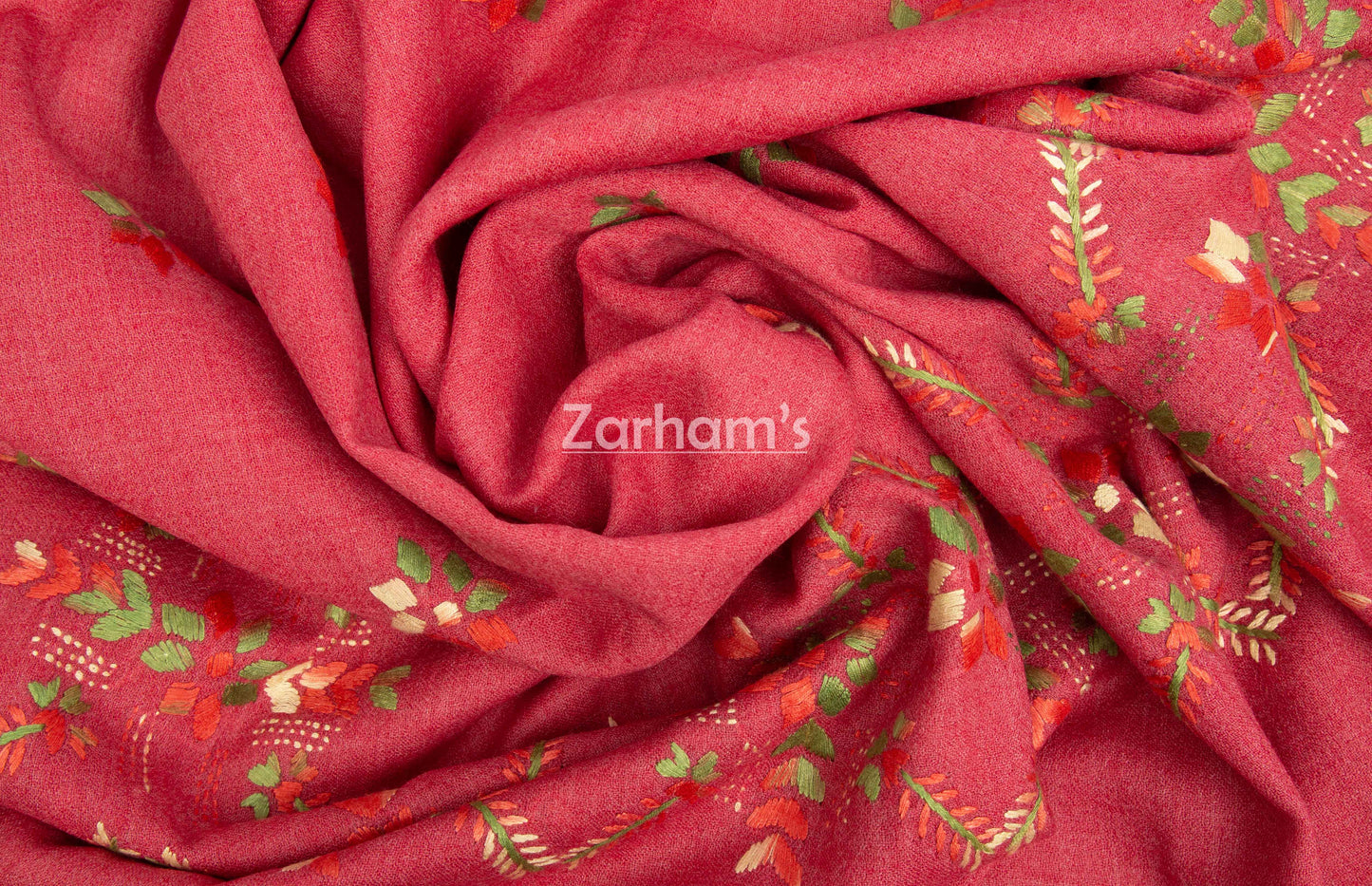 Handmade Premium quality Embroidered Pashmina Shawl