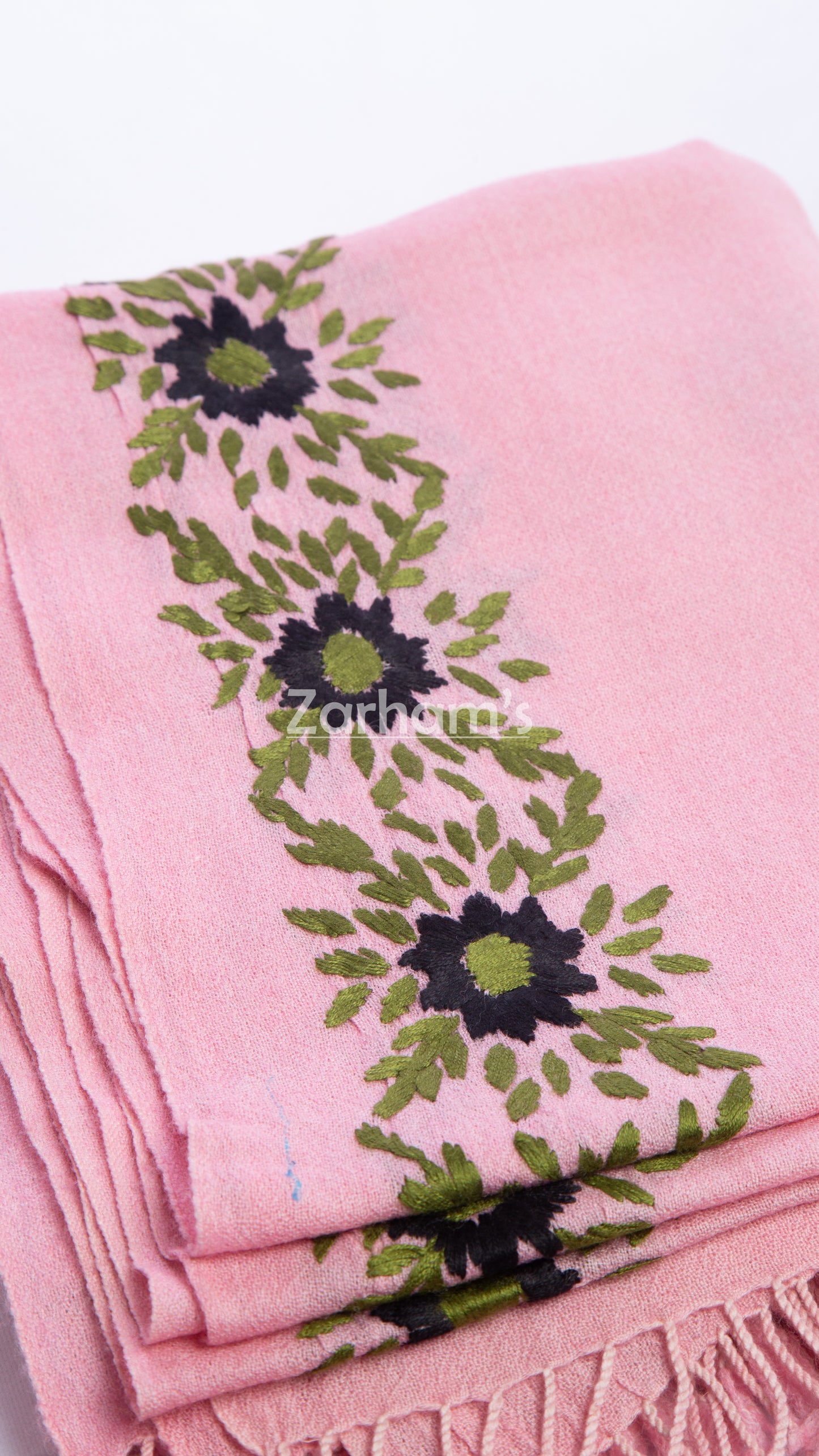 Hand Woven and Hand Embroidered Pashmina Shawl