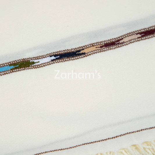 Pure Wool Premium quality handmade men's Off white Shawl