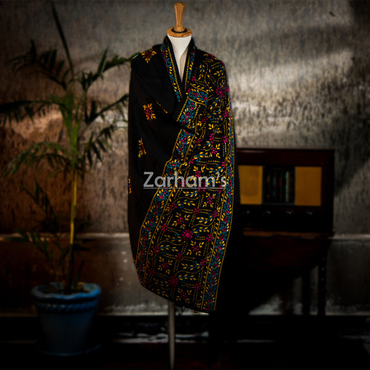 Handmade Pashmina Hand Embroidered Shawl